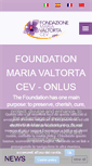 Mobile Screenshot of fondazionemariavaltortacev.org